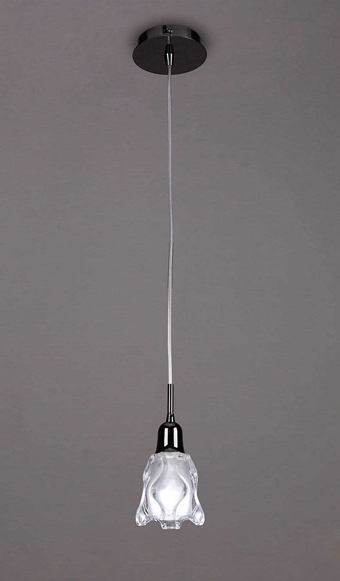 Amel Black Chrome Ceiling Lights Mantra Single Pendant